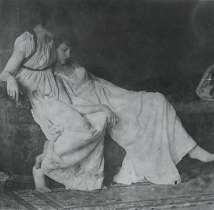 Yunan Kostümlerinde Tanımlanamayan Modeller, c. 1883. by Thomas Eakins