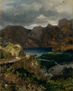 Garda Gölü manzarası by Thomas Ender