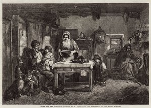 Ev ve Evsizler by Thomas Faed
