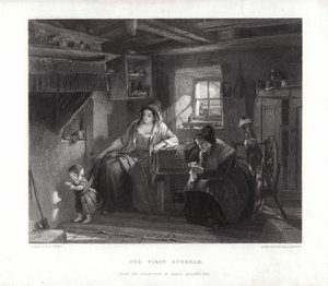 İlk Güneş Işını by Thomas Faed