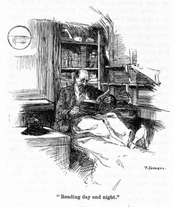 1895'te ilk yelken dünya turunu gerçekleştiren Kaptan Joshua Slocum'un(1844-1909) portresi. Thomas Fogarty (1873-1938) tarafından çizim 20. yüzyıl