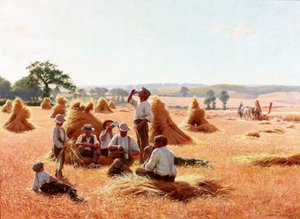 Biçerdöverler Dinleniyor, 1898 by Thomas Frederick Mason Sheard