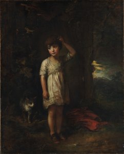 Kedili Bir Çocuk - Sabah by Thomas Gainsborough