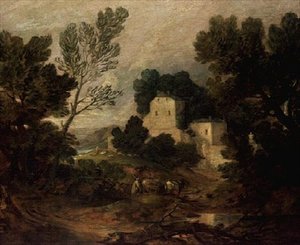 Romantik Bir Manzara by Thomas Gainsborough