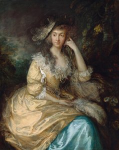 Frances Susanna, Dunstanville Hanımı, c. 1786. by Thomas Gainsborough