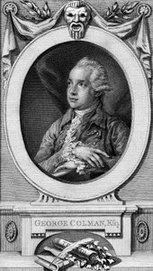 John Hall tarafından oyulmuş Yaşlı George Colman by Thomas Gainsborough