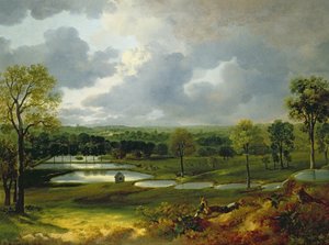 Holywells Parkı, Ipswich, 1748-50 by Thomas Gainsborough