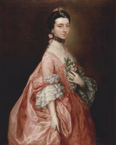 Mary Little, daha sonra Leydi Carr, yak. 1765. by Thomas Gainsborough