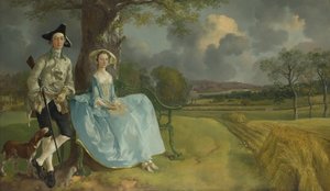 Bay ve Bayan Andrews, 1750 by Thomas Gainsborough