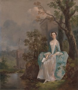 Bir Kadının Portresi, ca. 1750. by Thomas Gainsborough