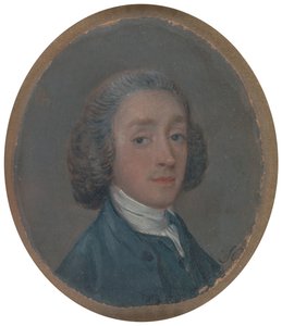 Pudra Saçlı Genç Bir Adamın Portresi, yaklaşık. 1750. by Thomas Gainsborough