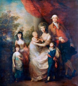 Baillie Ailesi, c1784 by Thomas Gainsborough