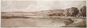 Paris'teki En Pitoresk Yirmi Manzaradan Bir Seçki: Belle Vue ve Pont de Sêve Manzarası by Thomas Girtin
