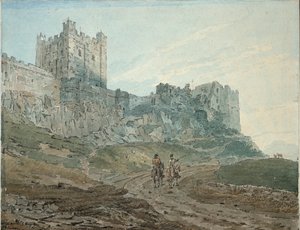 Bamburgh Kalesi Bamborough, Northumberland, 1792-1794 by Thomas Girtin