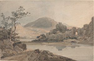 Conwy Kalesi, Kuzey Galler by Thomas Girtin
