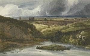 Lydford Kalesi, 1800 by Thomas Girtin
