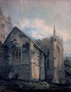 Antik Charnel Evi, Holy Trinity Kilisesi, Stratford-upon-Avon by Thomas Girtin