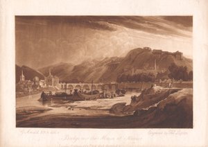 Namur'da Meuse Üzerindeki Köprü