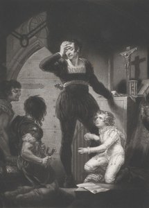 Prens Arthur ve Hubert Shakespeare, Kral John, 4. Perde, Sahne 1, 1823-24.