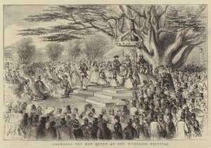 Mayıs Kraliçesini Wymering Festivalinde Taçlandırmak by Thomas Harrington Wilson