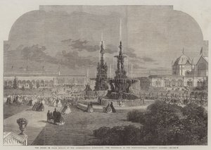 Uluslararası Sergide Ödül Madalyaları Ödülü, Bahçıvanlık Derneğinin Bahçelerinde Alayı by Thomas Harrington Wilson