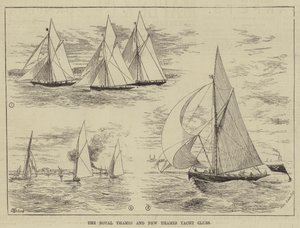 Royal Thames ve New Thames Yat Kulüpleri by Thomas Harrington Wilson