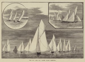 Royal Thames ve New Thames Yat Kulüplerinin Maçları by Thomas Harrington Wilson