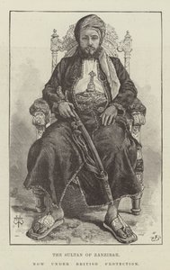 Zanzibar Sultanı, İngiliz Koruması Altında by Thomas Harrington Wilson