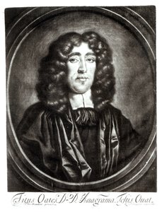 R. Thompson tarafından oyulmuş Titus Oates (1649-1705) portresi by Thomas Hawker