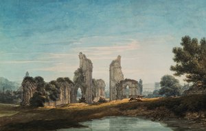Glastonbury Manastırı, 1795 by Thomas Hearne