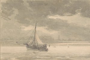 Ship Inn, Greenwich'ten Thames Nehri by Thomas Hearne