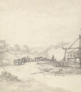 Coalbrookdale'de Çukur Malzemelerinin Boşaltılması by Thomas Hearne