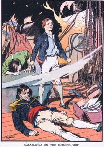 Casabianca (renkli lito) by Thomas Heath Robinson