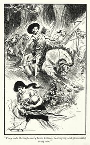 Hunlar (lito) by Thomas Heath Robinson