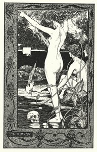 Sirenler (taş baskı) by Thomas Heath Robinson