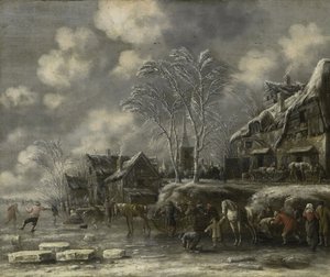 Kış Manzarası, 1675