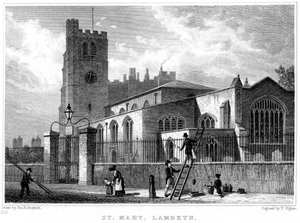 Aziz Mary Kilisesi, Lambeth, Londra, 1831.