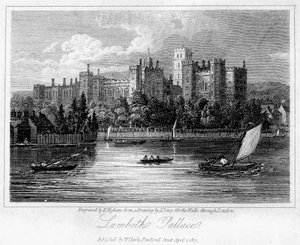 Lambeth Sarayı, Londra, 1817.