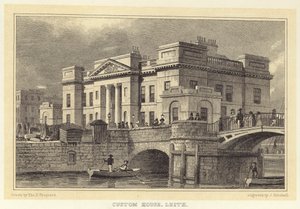 Özel Ev, Leith (gravür) by Thomas Hosmer (after) Shepherd