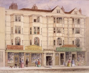 Aldersgate Caddesi, Londra, 1851 by Thomas Hosmer Shepherd