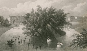 Gölde bir ada ve Cornwall ve Clarence Terrace, Regent