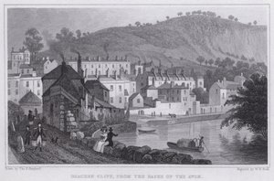 Avon Banks'ten Beachen Cliff (gravür) by Thomas Hosmer Shepherd