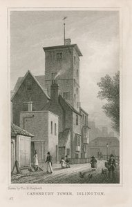 Canonbury Evi ve Kulesi by Thomas Hosmer Shepherd