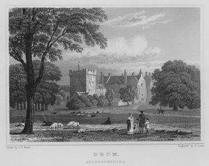 Davul, Aberdeenshire (gravür) by Thomas Hosmer Shepherd