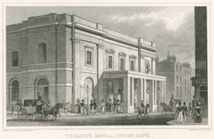 Drury Lane Theatre, London  by Thomas Hosmer Shepherd