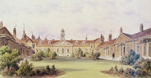 Emanuel Hastanesi, Tothill Fields, 1850 by Thomas Hosmer Shepherd