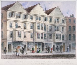 Fetter Lane, Londra Şehri, 1855 by Thomas Hosmer Shepherd