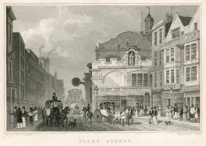 Fleet Street, Londra by Thomas Hosmer Shepherd
