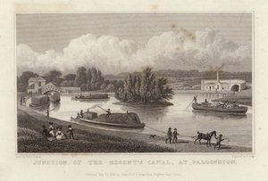 Regent Kanalının Kavşağı by Thomas Hosmer Shepherd