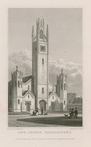 Yeni Kilise, Haggerston by Thomas Hosmer Shepherd